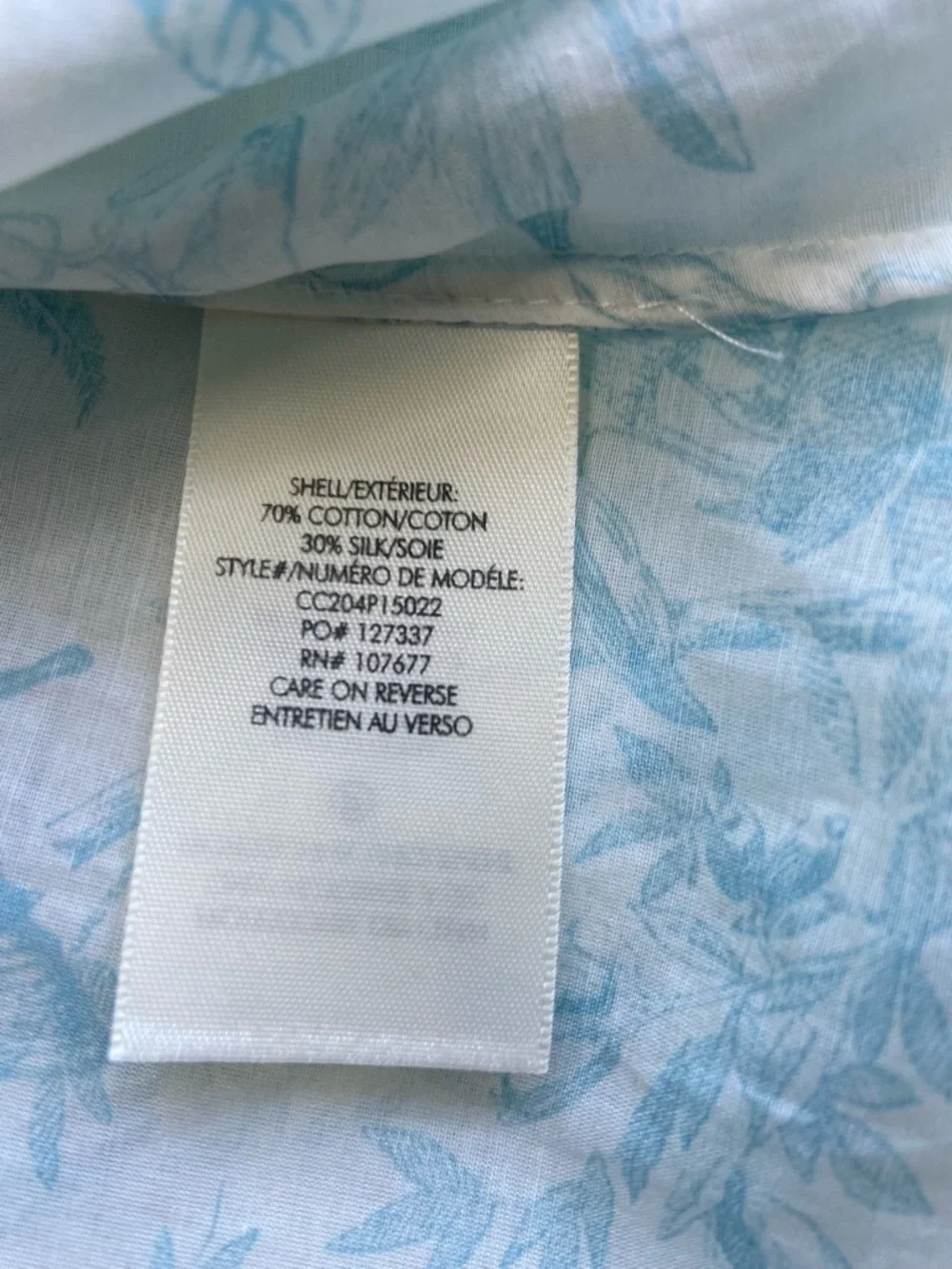 Alice + Olivia Kurt Ruffle Pintuck Blouse Antique Butterfly Off White M Silk - Picture 8 of 11